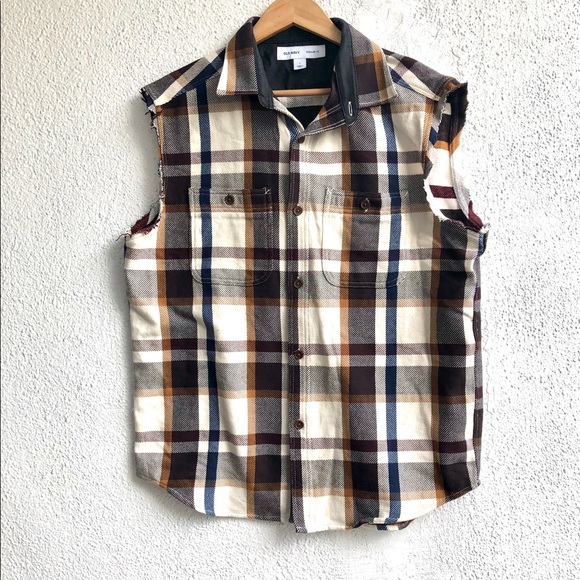 Old Navy Flannel Shirt Size L - Picture 2 of 6
